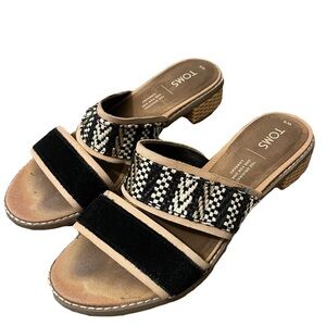 TOMS Women's Mariposa Slip-On City Sandals size 6